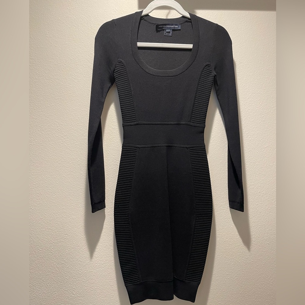 French Connection Black Bodycon Dress
